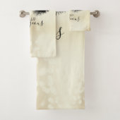 ハローゴージャス金ゴールドグリッター目 バスタオルセット (インサイチュ)