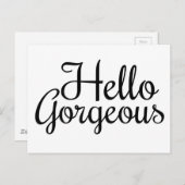 ハローゴージャス ポストカード (正面/裏面)