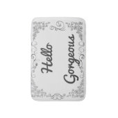 "ハローゴージャス"渦巻模様バスマット バスマット (正面縦)