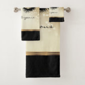 ハローゴージャス – 美しいまつげ – 金ゴールド バスタオルセット (インサイチュ)