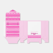 ハローゴージャージーガレンティンの日かわいいピンクのハート フェイバーボックス (折り畳みなし)