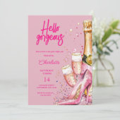 ハローゴージャージーガレンティーンズデイグリッター 招待状 (スタンド正面)