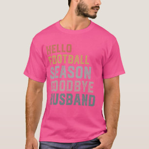 ハローサッカーシーズンシーズンバイノーズファーズコーチの妻 Tシャツ