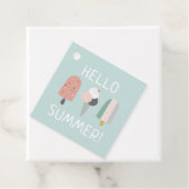 ハローサマーアイスクリームブルーポップシクル フェイバータグ (インサイチュ)