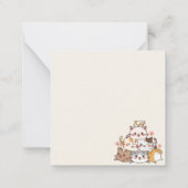 ハローサマーキャット ノートカード (裏面)