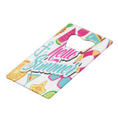 ハローサマークレジットカードボトルオープナー クレジットカード栓抜き (正面アングル)