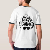 ハローサマーサングラス Tシャツ (裏面フル)