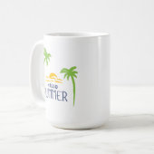 ハローサマーサンシャインとヤシ コーヒーマグカップ (正面左)