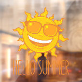 ハローサマーサン（サングラス） ウィンドウサイン (シート2)