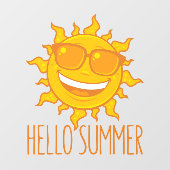 ハローサマーサン（サングラス） ウィンドウサイン (シート)