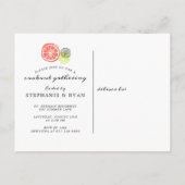 ハローサマーシトラスのクックアウトギャザー インビテーションポストカード (裏面)