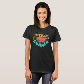 ハローサマースイカシャツメロンフルーツティー地獄 Tシャツ (正面フル)