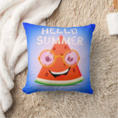 ハローサマースイカ クッション (ブランケット)