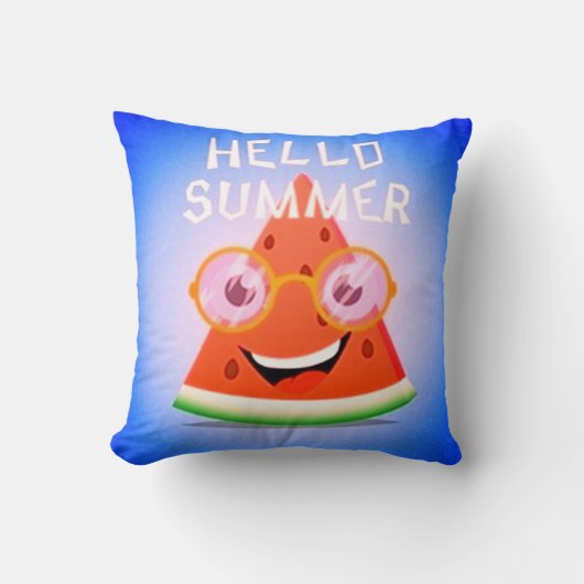 ハローサマースイカ クッション (正面)