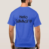ハローサマータイポグラフィ Tシャツ (裏面)