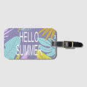 ハローサマートロピカルラゲッジタグ ラゲッジタグ (正面横)
