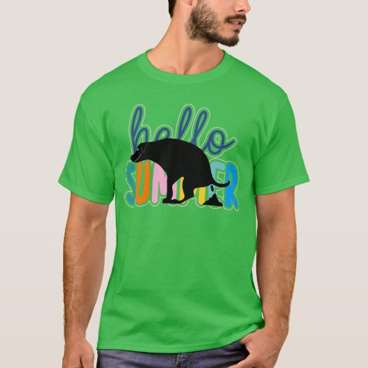 ハローサマードッグ Tシャツ (正面)