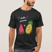 ハローサマーハイ5スイカPineapple Tシャツ (正面)