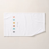 ハローサマーハンドタモダンオル ハンドタオル (ハンドタオル)