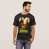 ハローサマーバケーションサンビールサンシャイン Tシャツ (正面フル)