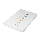 ハローサマーバスマットモダン バスマット (アングル)