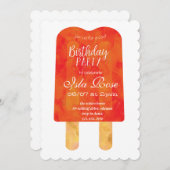 ハローサマーバースデーパーティー 招待状 (正面/裏面)