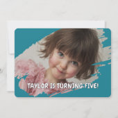 ハローサマーバースデーパーティー 招待状 (裏面)