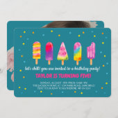 ハローサマーバースデーパーティー 招待状 (正面/裏面)