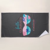 ハローサマーパラダイス ビーチタオル (正面)