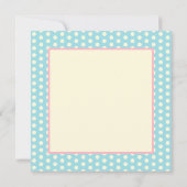 ハローサマービーチガールグリーティングカード カード (裏面)