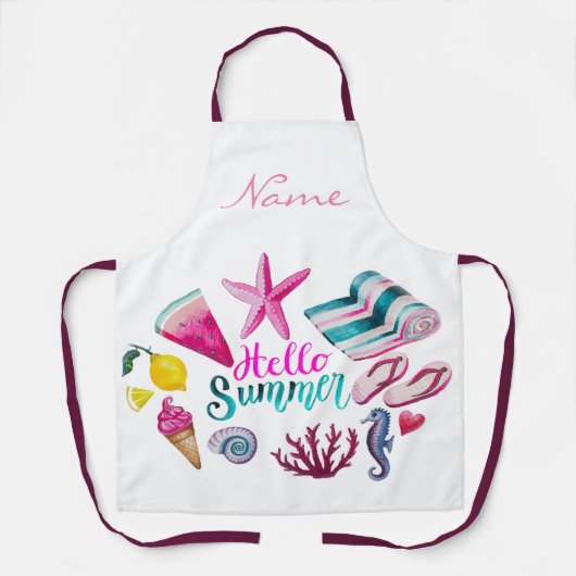ハローサマービーチサンダーコーブ エプロン (正面)