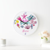 ハローサマービーチサンダーコーブ ラージ壁時計 (ホーム)