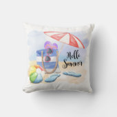 ハローサマービーチ装飾用クッション クッション (正面)