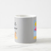 ハローサマーピンクフラミンゴデザインクラシック – マグカップ (中央)