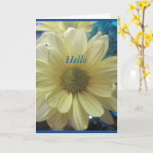 ハローサマーフローラ カード (黄色い花)
