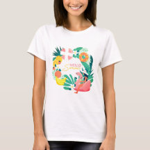 ハローサマーレディースTシャツ