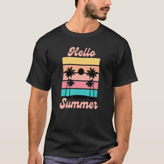 ハローサマーレトロパラダイス Tシャツ (正面)