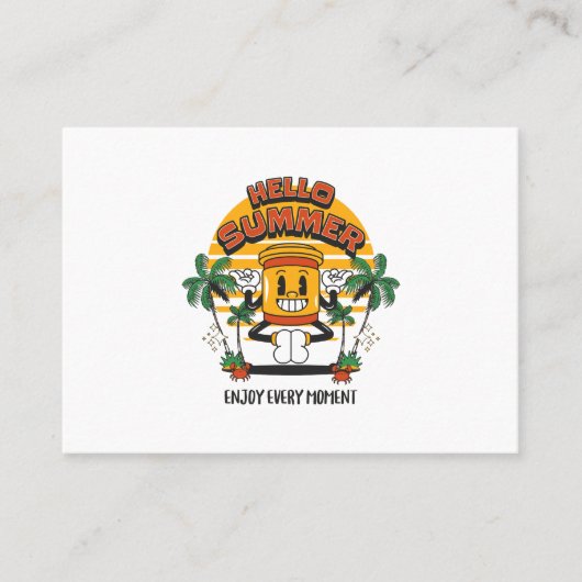 ハローサマーレトロマスコット 名刺 (正面)