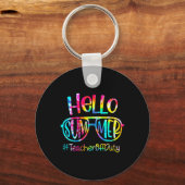 ハローサマー先生オフ勤務最終日T学校 キーホルダー (裏面)