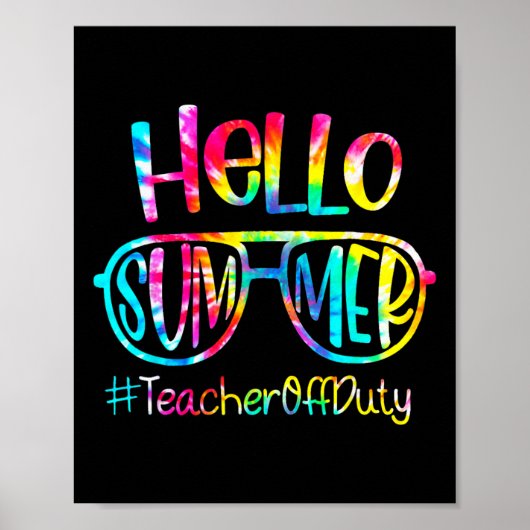 ハローサマー先生オフ勤務最終日T学校 ポスター (正面)