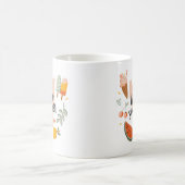 ハローサマー引用文カラフルかわいい コーヒーマグカップ (中央)
