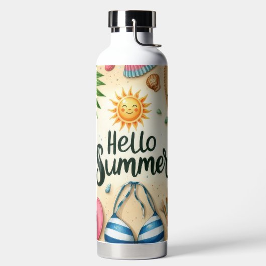 ハローサマー水着ビーチサンダルヒトデ ウォーターボトル (左面)