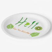 ハローサマー紙プレート ペーパープレート (アングル)