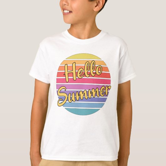 ハローサマー Tシャツ (正面)