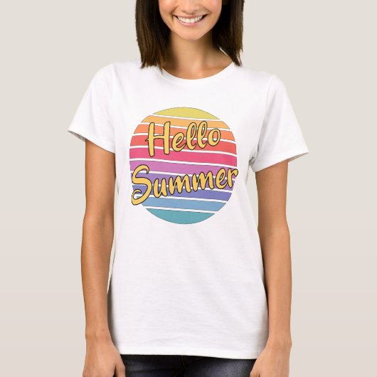 ハローサマー Tシャツ (正面)