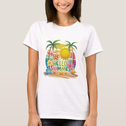 ハローサマー Tシャツ (正面)