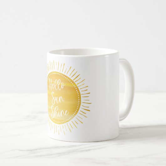 ハローサンシャインウォーター色サンマグ コーヒーマグカップ (正面右)