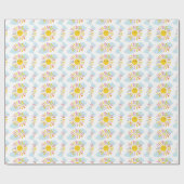 ハローサンシャインガールベビーシャワーラッピング紙 ラッピングペーパー (フラット)