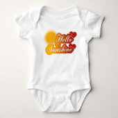 ハローサンシャインキュート ベビーボディスーツ (正面)