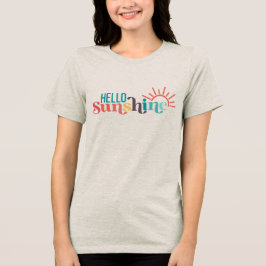 ハローサンシャインサマービーチ湖 トライブレンドTシャツ